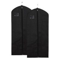 Biodegradable garment bag for long dress eco-friendly suit cover